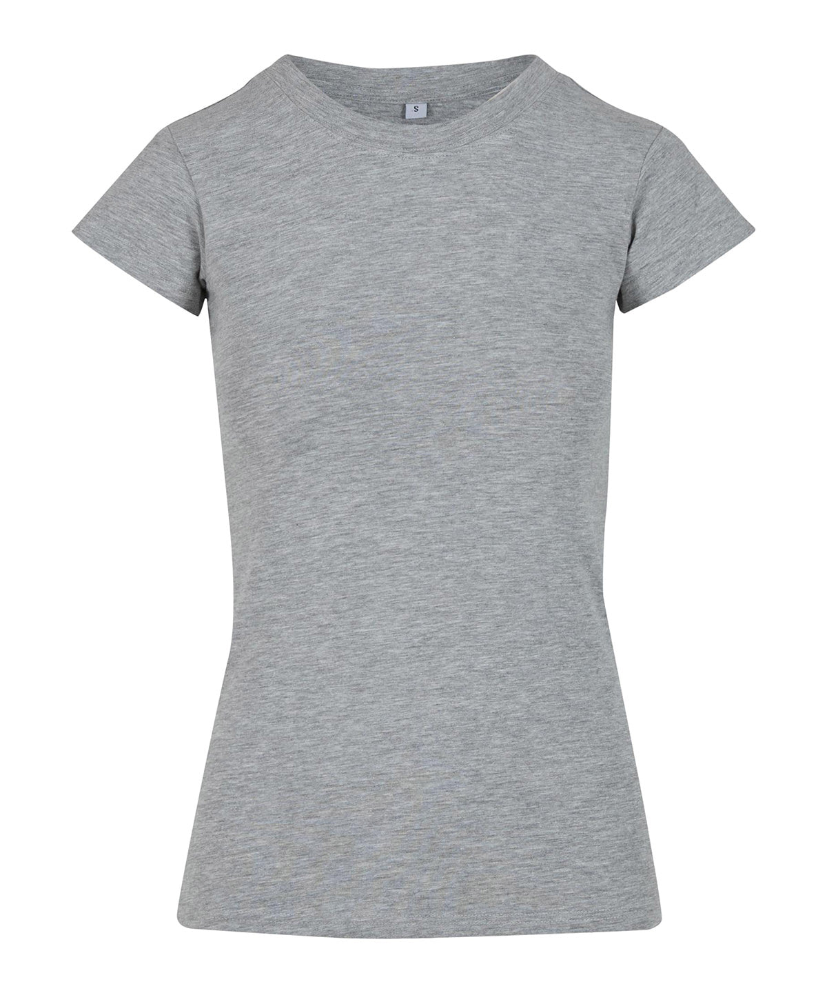 Women’s stretch tee - BY384 - Heather Grey - Customisable T-Shirts