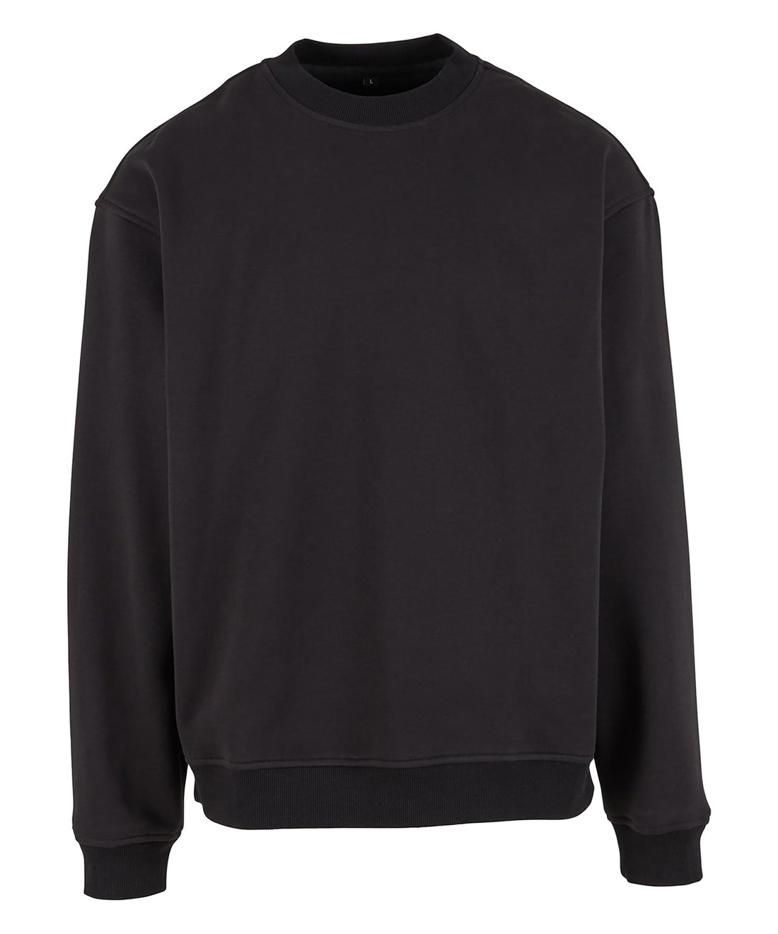 Loose-fit sweatshirt - BY409 - Black - Customisable Sweatshirts