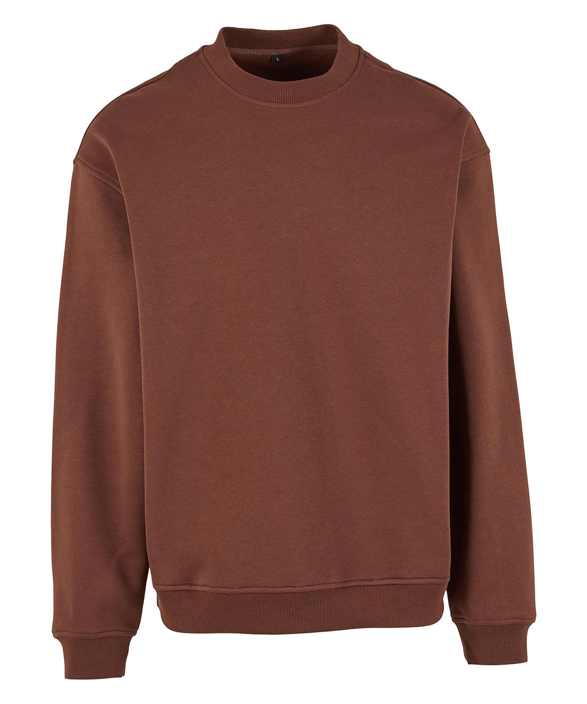 Loose-fit sweatshirt - BY409 - Chocolate Brown - Customisable Sweatshirts