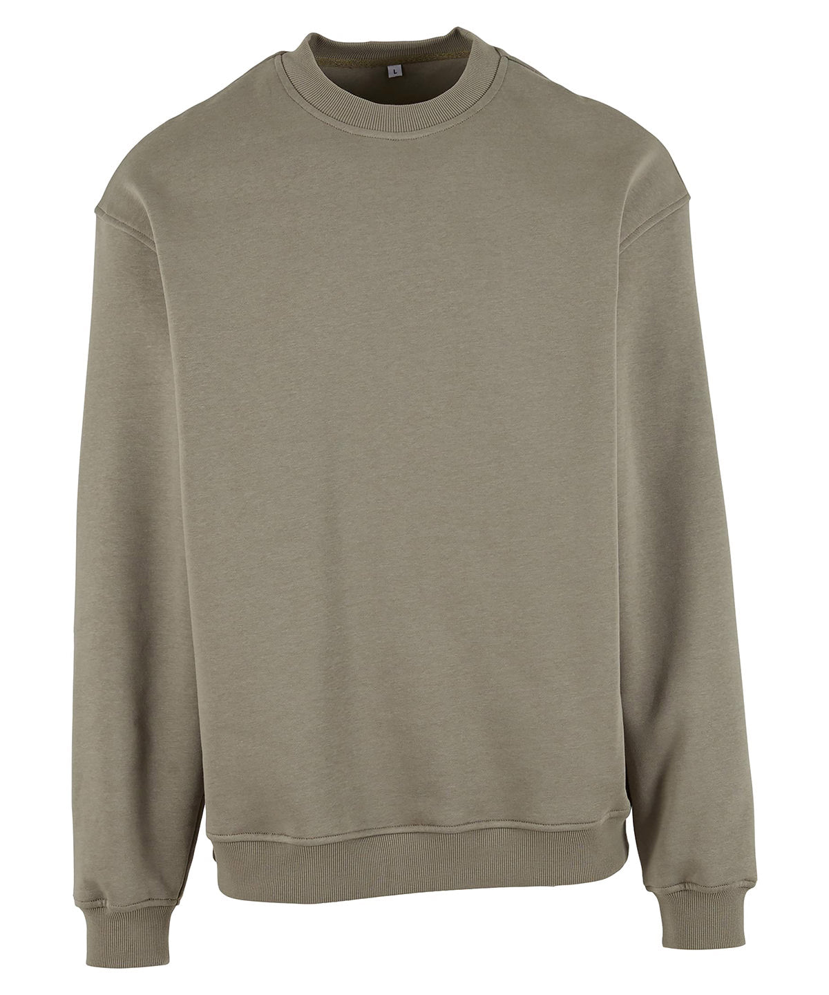 Loose-fit sweatshirt - BY409 - Pale Olive - Customisable Sweatshirts