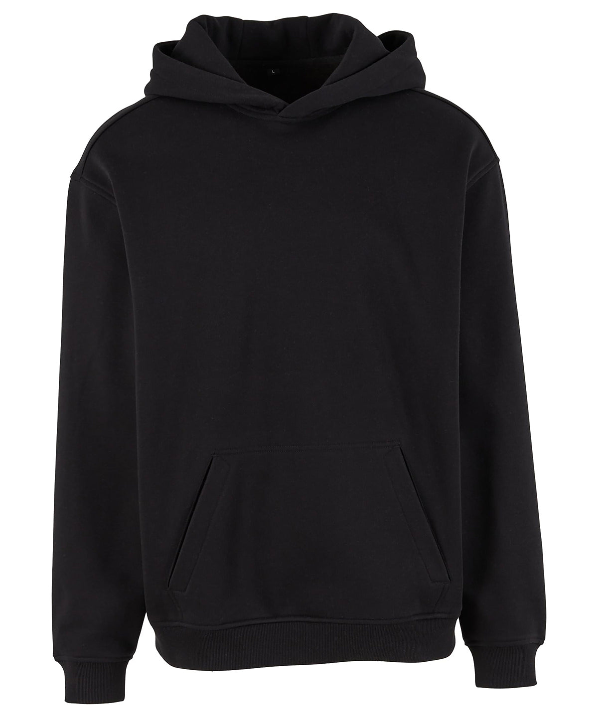 Loose-fit hoodie - BY410 - Black - Customisable Hoodies