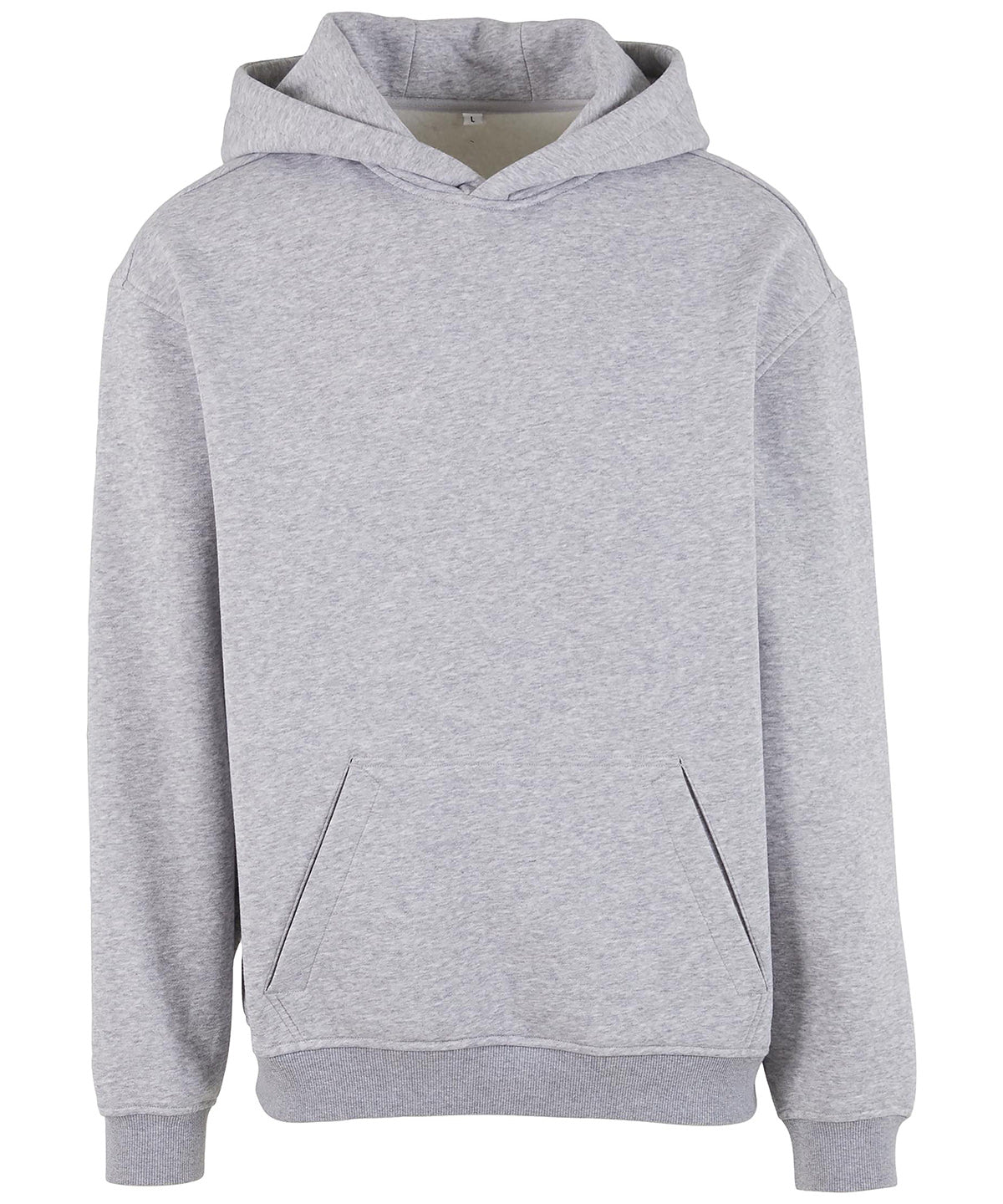 Loose-fit hoodie - BY410 - Heather Grey - Customisable Hoodies