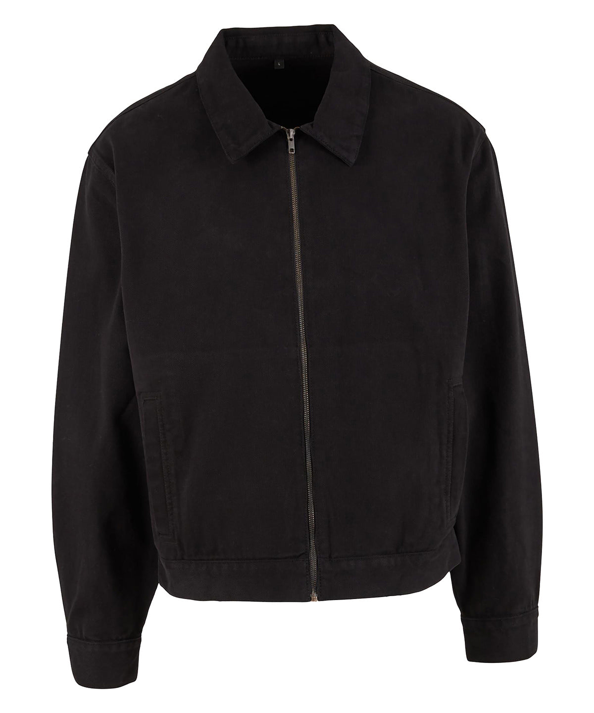 Basic workwear jacket - BY428 - Black - Customisable Jackets