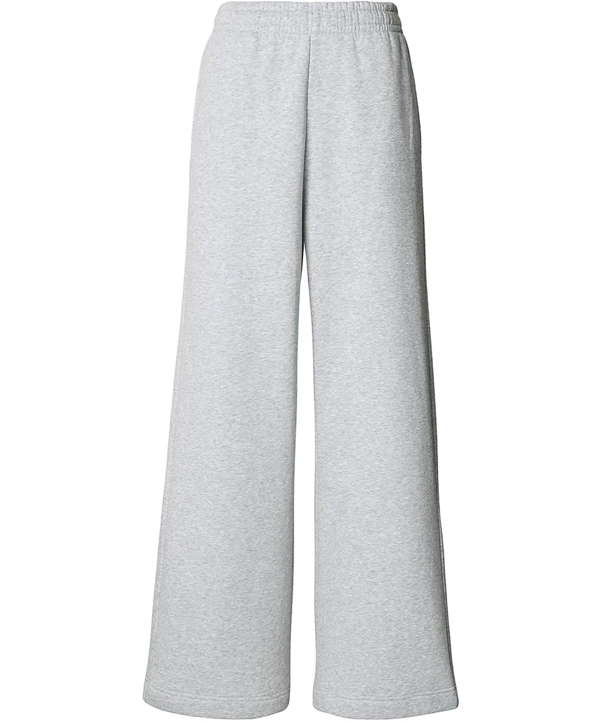 Women’s wide-leg sweatpants - BY431 - Heather Grey - Customisable Sweatpants