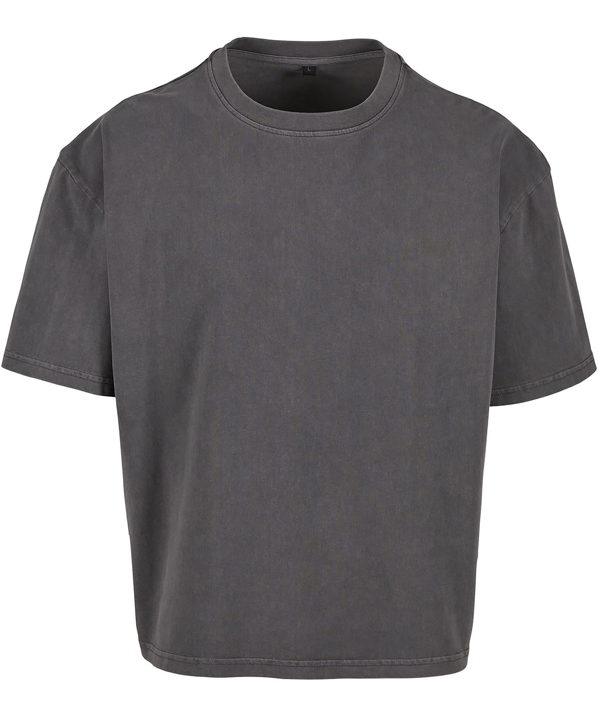 Vintage cropped heavy oversized tee - BY435 - Magnet - Customisable T-Shirts