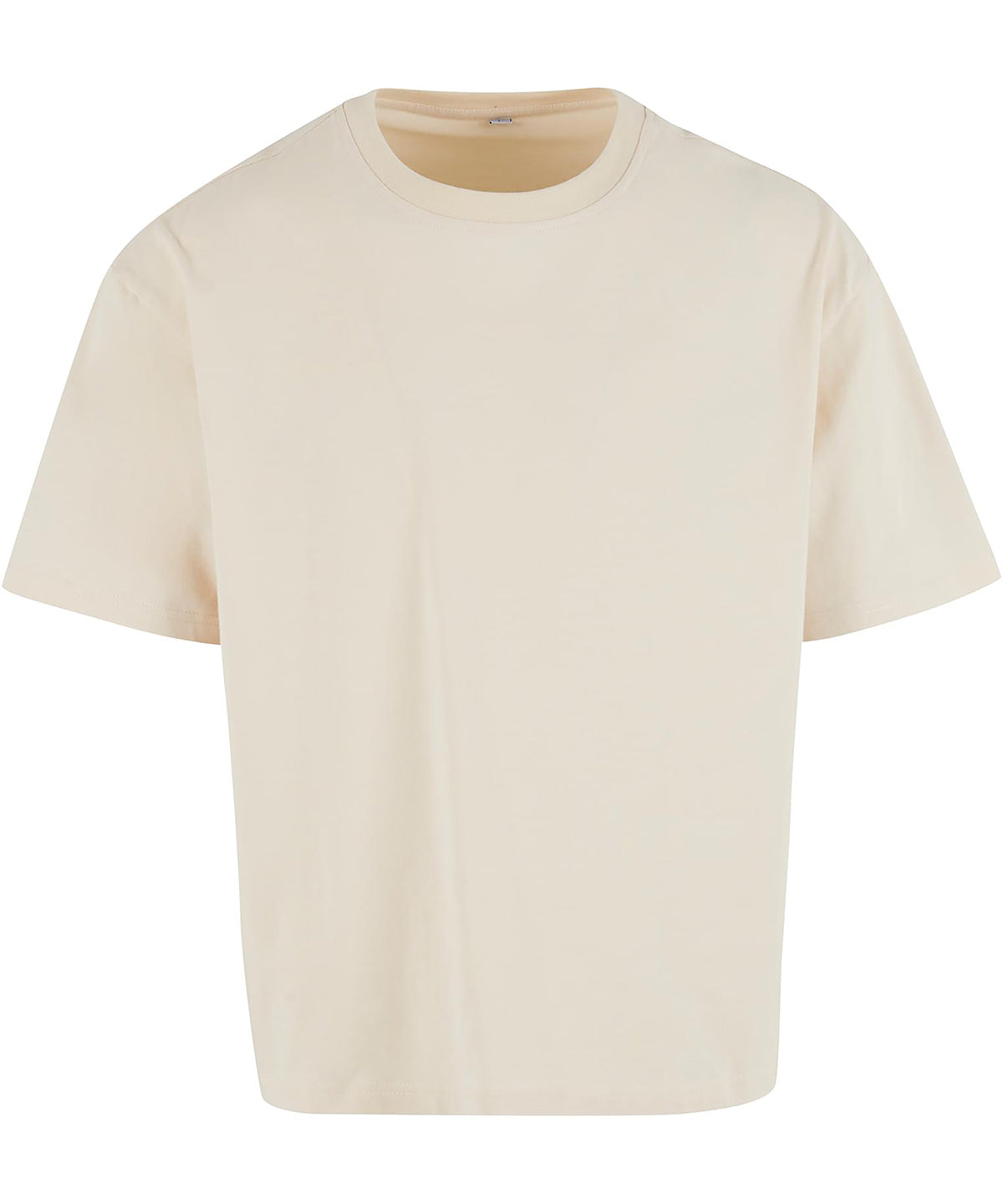 Cropped oversize tee - BY439 - Sand - Customisable T-Shirts