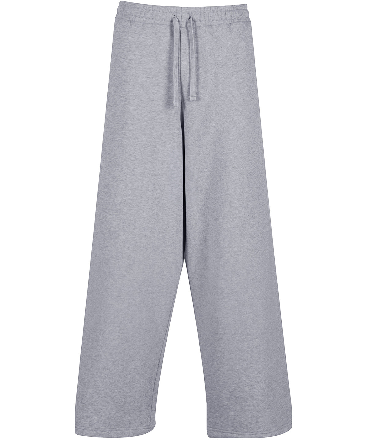 Wide-leg sweatpants - BY442 - Heather Grey - Customisable Sweatpants