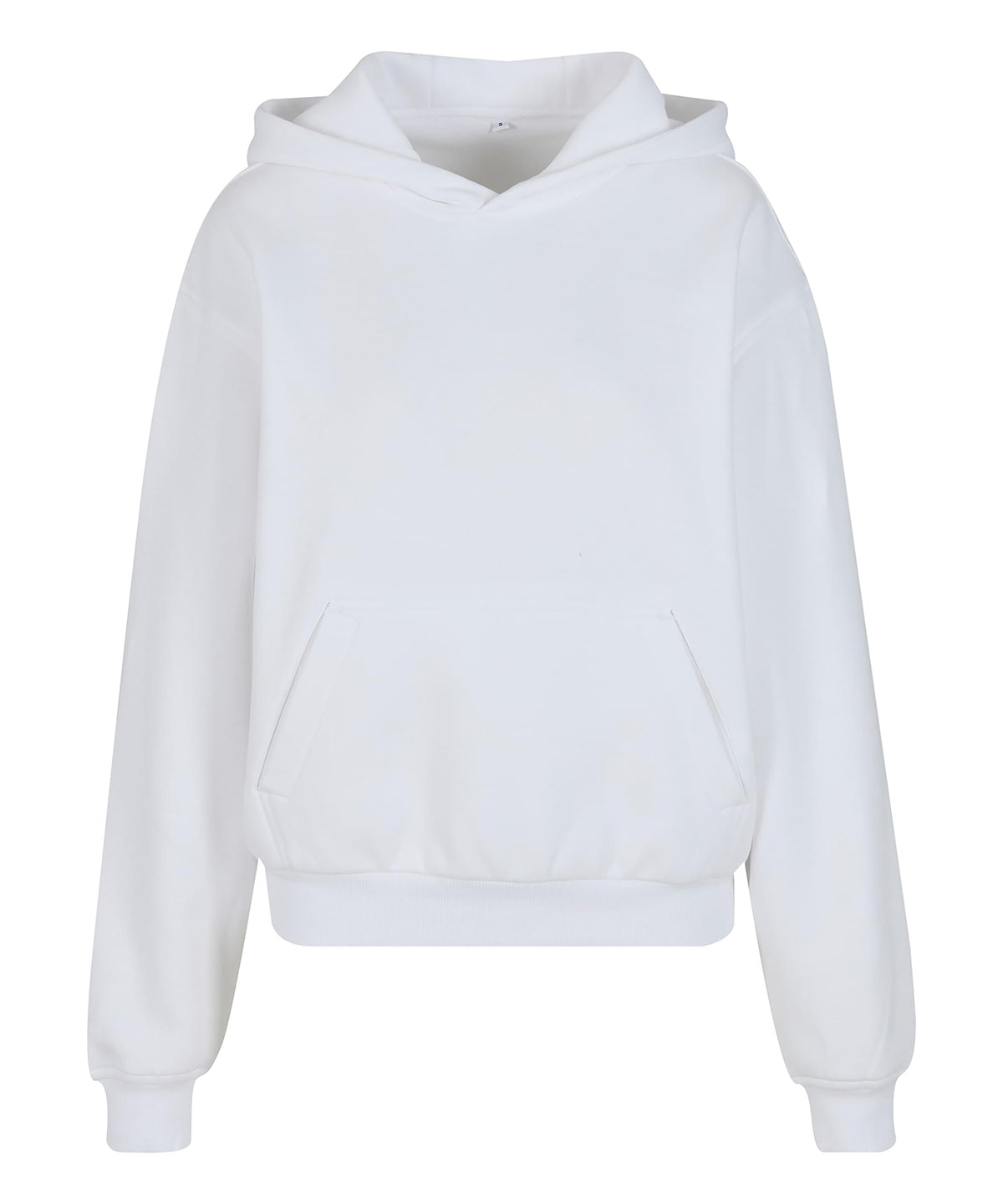 Women’s loose-fit hoodie - BY444 - White - Customisable Hoodies