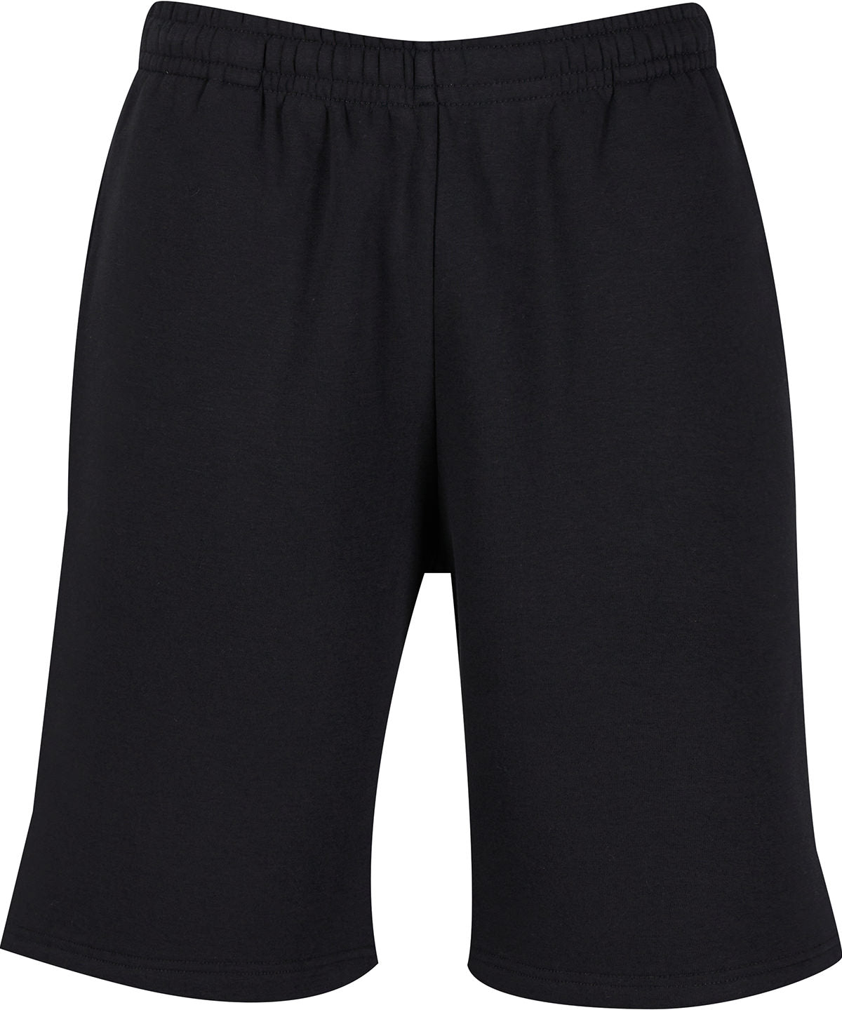 Fluffy sweat shorts - BY447 - Black - Customisable Shorts