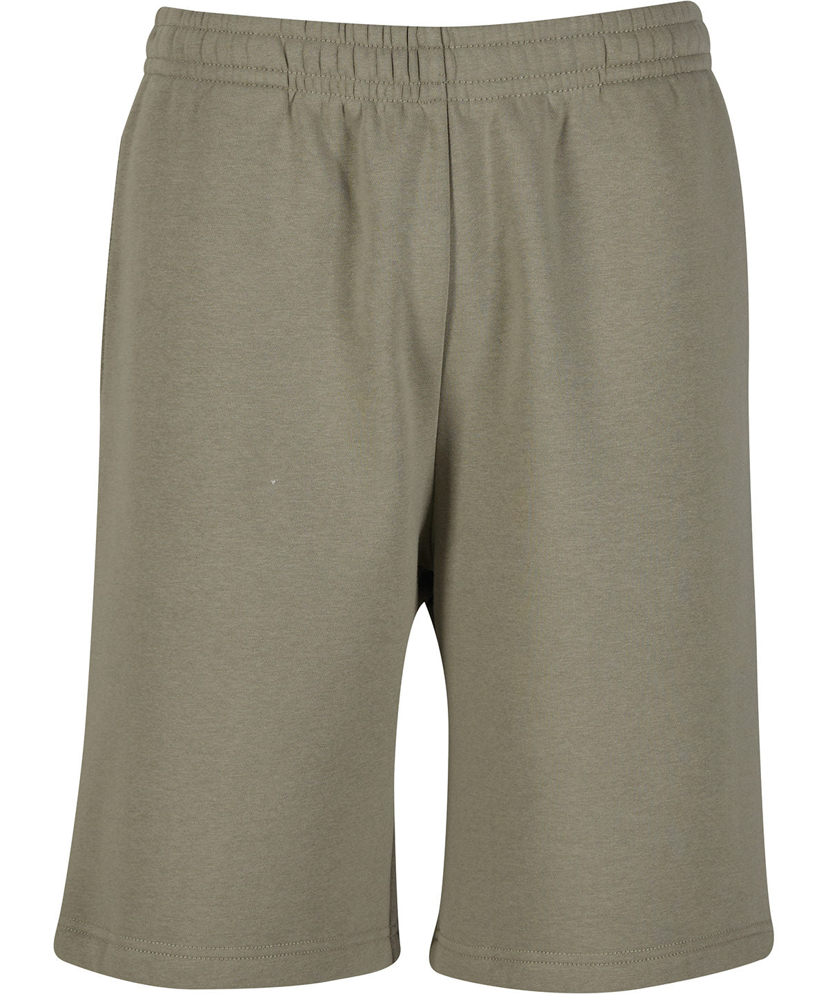Fluffy sweat shorts - BY447 - Pale Olive - Customisable Shorts
