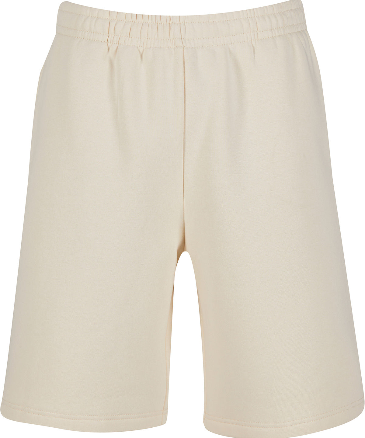 Fluffy sweat shorts - BY447 - White Sand - Customisable Shorts