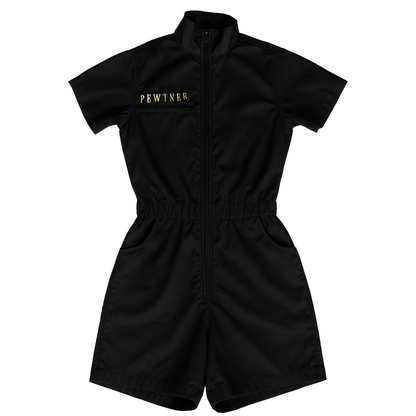 Pewtner Minipewt - Dog Grooming Jumpsuit - black - Customisable Workwear