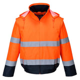 Orange/Navy