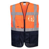 Orange/Navy