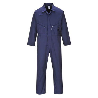 Liverpool Zip Coverall C813 - Navy Tall - Customisable Coveralls