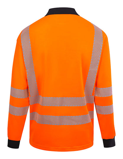 Beeswift Arc Compliant Hi Vis Polo Shirt Orange Carc161 - - Customisable Hi-Vis Polo Shirts