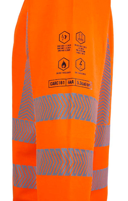 Beeswift Arc Compliant Hi Vis Polo Shirt Orange Carc161 - - Customisable Hi-Vis Polo Shirts