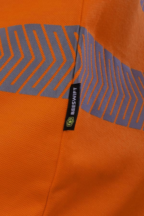Beeswift Arc Compliant Hi Vis Polo Shirt Orange Carc161 - - Customisable Hi-Vis Polo Shirts