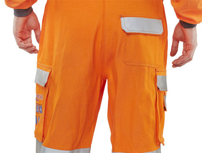 Click Arc Beeswift Arc Compliant Hi Vis Rail Spec Trousers Carc52 Or - - Customisable Trousers