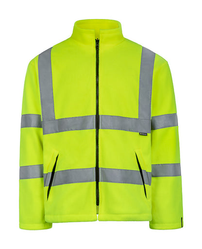 Beeswift Carnoustie Hi Vis Fleece Jacket Carf - - Customisable Fleeces