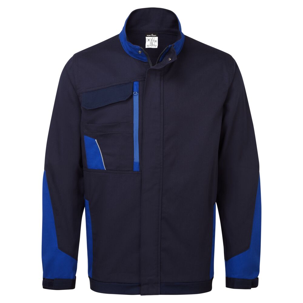 Wx1 Lightweight Cotton Work Jacket - CD130 - Navy Royal - Customisable Work Jackets