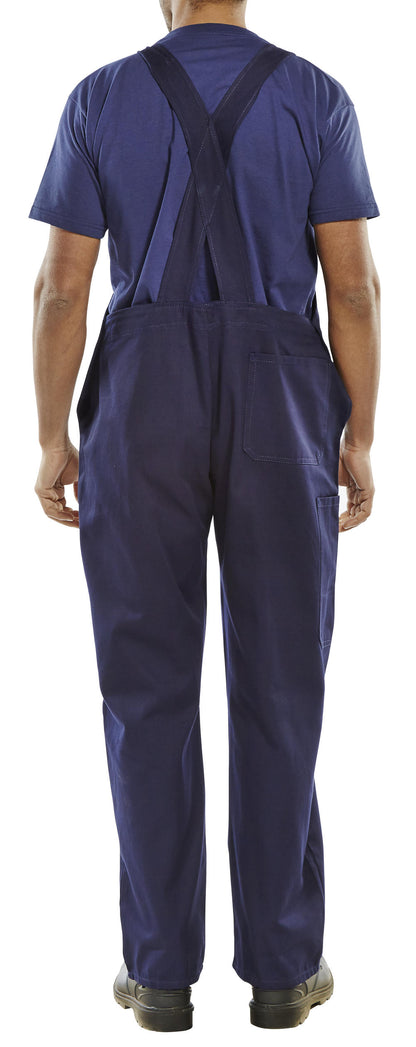 Beeswift Cotton Drill Bib And Brace Cdbb - - Customisable Bib &amp; Braces