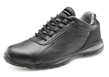 Beeswift Double Density Trainer Shoe Sbp Cf7 Bl - Black - Customisable Safety Trainers