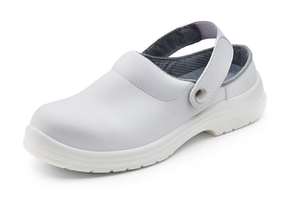 Beeswift Micro Fibre Slipper Cf842 - White - Customisable Safety Slippers