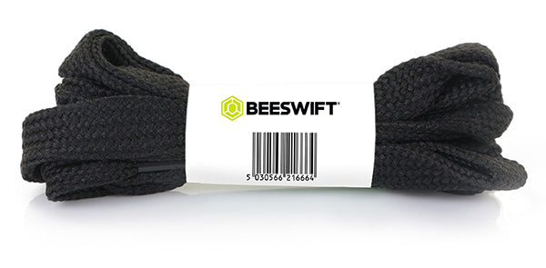 Beeswift Flat Shoe Lace Cfl70 - Black 70 - Customisable Safety Shoes