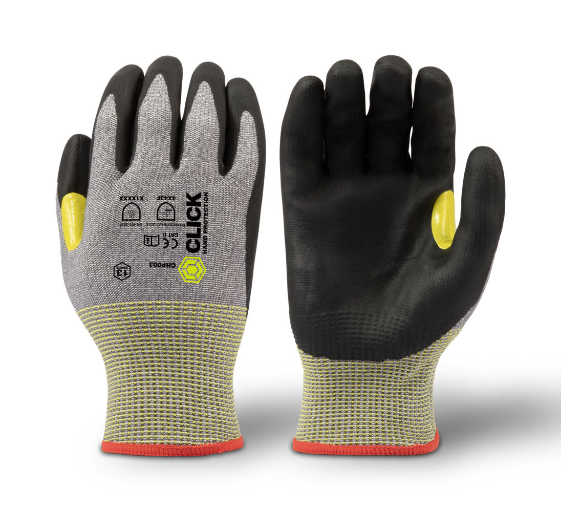 Beeswift Click Hand Protection 13G Nitrile Foam Cut F Glove - - Customisable Cut Resistant