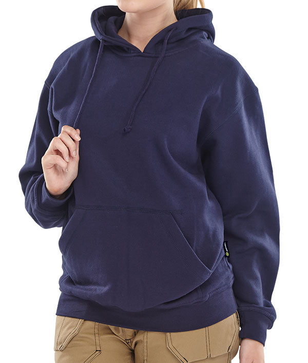 Beeswift Hooded Sweatshirt Clpcsh - Navy Blue - Customisable Sweatshirts