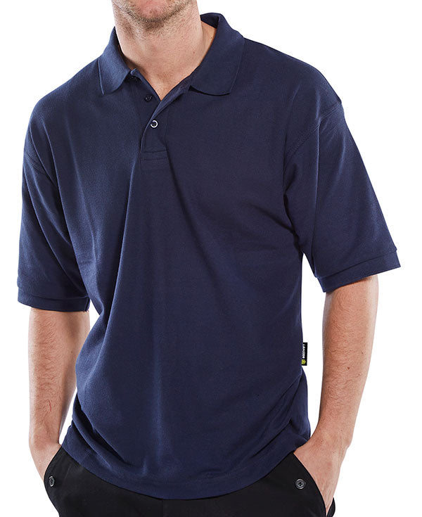 Beeswift Standard Polo Shirt Clpks - Navy Blue - Customisable Polo Shirts