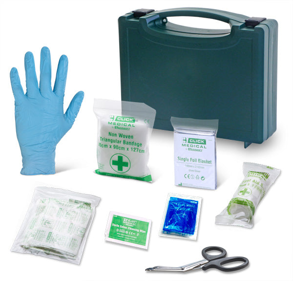 Click Medical BS8599-1:2019 BSI Personal Issue Pack in Box - - Customisable First Aid Kits