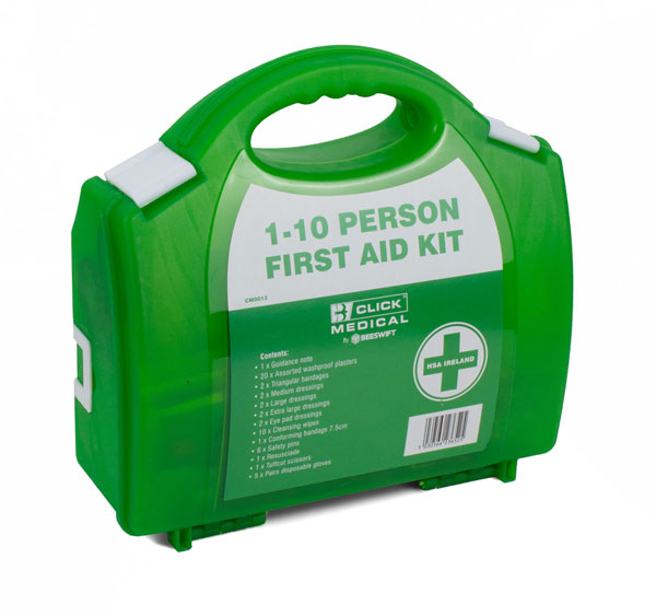 Click Medical 1-10 Person HSA Irish First Aid Kit - - Customisable First Aid Kits