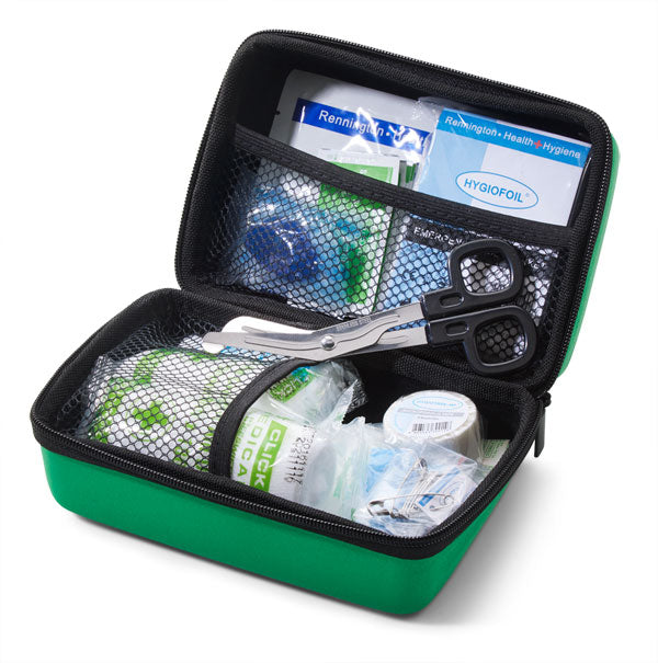 Click Medical BS8599-1 Travel First Aid Kit in Small FEVA Bag - - Customisable First Aid Kits