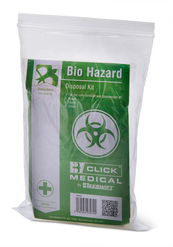 Click Medical Body Fluid Spill Kit (1 Application) - - Customisable Bio Spill Kits