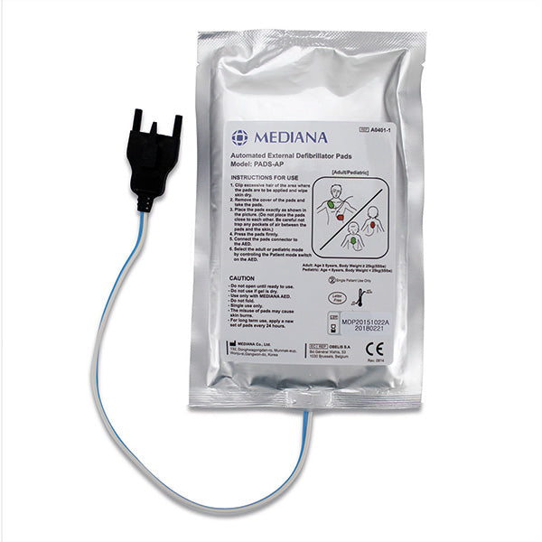 Mediana A15 Adult and Paediatric Pads (PADS-AP) - - Customisable Defibrillators
