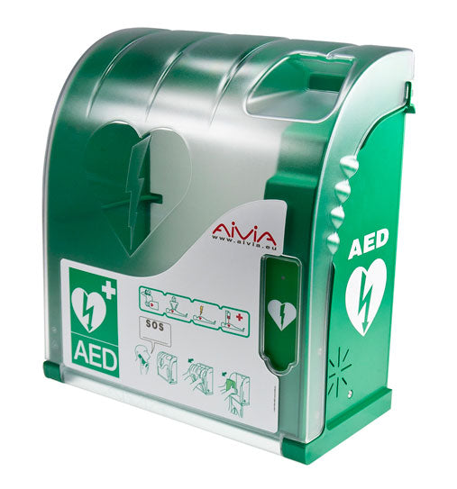 Aivia 200 Defibrillator Cabinet with Heating and Alarm - - Customisable AED Cabinets & Brackets
