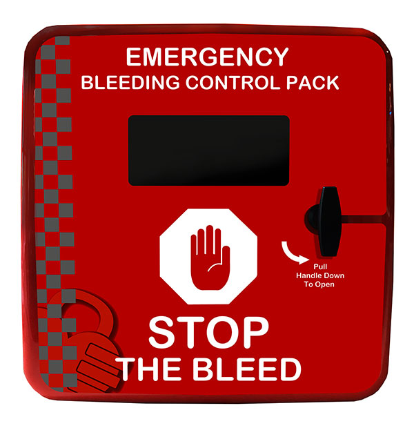 Blank Bleed Control Cabinet Cm1240 - Red 465X435X240MM - Customisable Trauma &amp; Critical Injury