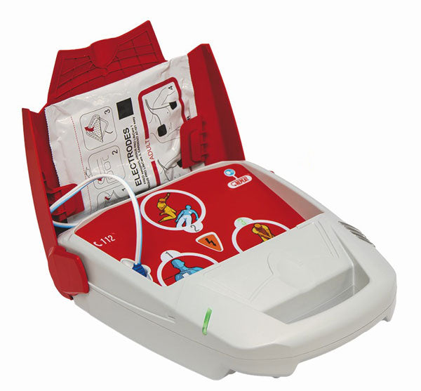 Fred Pa Fully Automatic Aed Defibrillator - CM1250 - Red 400X400X150MM - Customisable Defibrillators