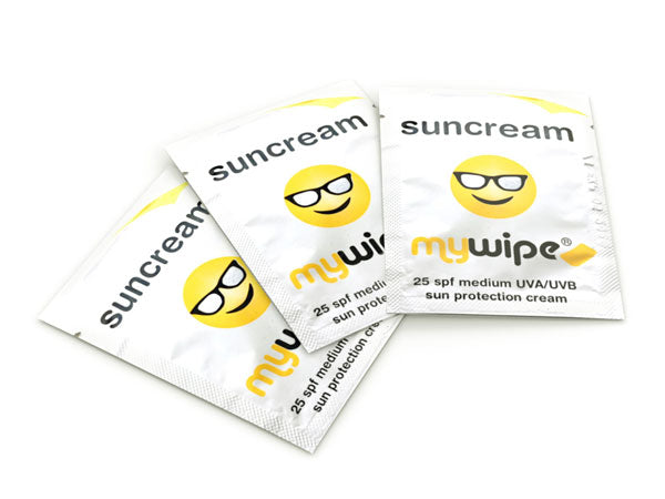 Mywipe My Wipe Sun Cream Sachet Factor Spf Cm1771 - White 60X80MM - Customisable Health &amp; Well Being