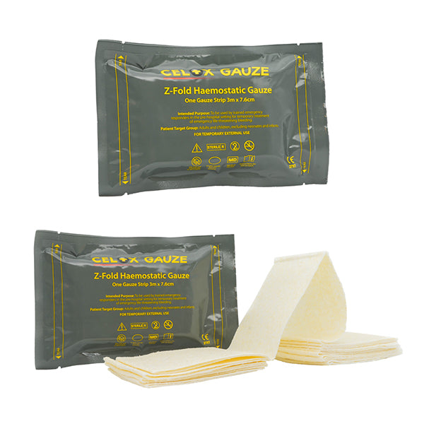 Celox Cellox Haemostatic Gauze Roll G Cm1911 - White 7.6X3CM - Customisable Trauma &amp; Critical Injury
