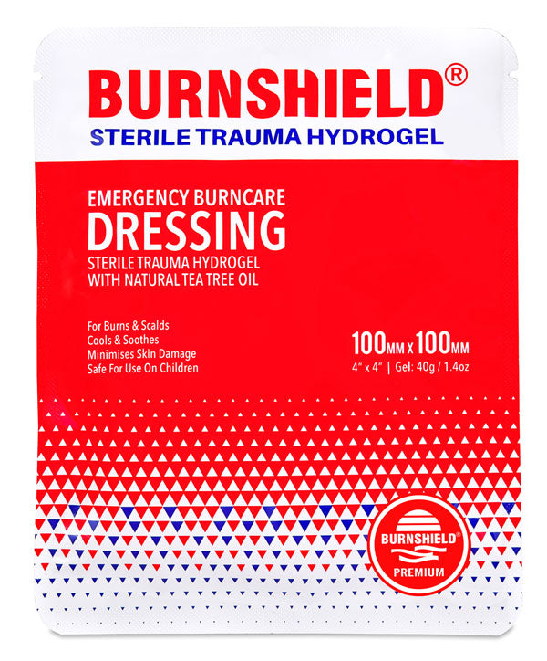 Sterile Trauma Hydrogel Dressing Mm X Mm - CM2331 - White Red 100MM X 100MM - Customisable Burns
