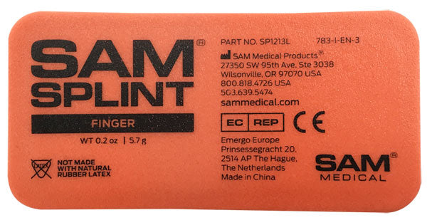 Splint Finger X Cm - CM7033 - Orange 9.5 X 4.6CM - Customisable Trauma &amp; Critical Injury