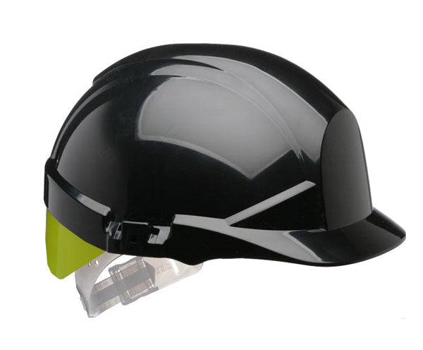 Centurion Reflex Safety Slip Ratchet Helmet With Hi-Vis Yellow Rear - - Customisable Head Protection