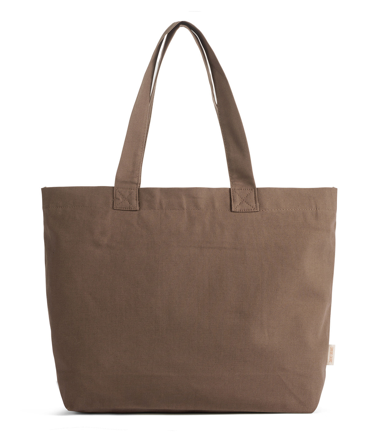 Cotton canvas tote - CO300 - Espresso One size - Customisable Bags