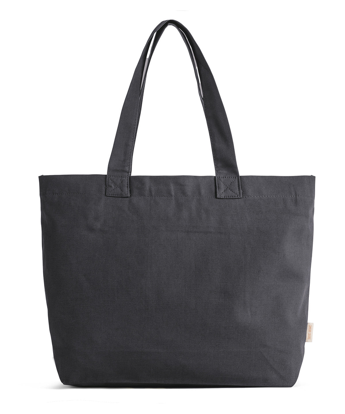 Cotton canvas tote - CO300 - Graphite One size - Customisable Bags