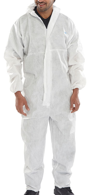 Beeswift Disposable Coverall Type Coc10 - White - Customisable Coveralls