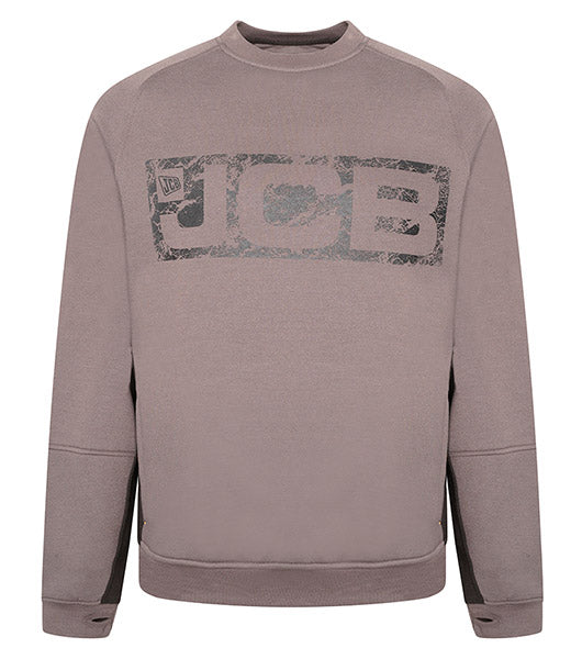 Jcb Workwear Trade Sweatshirt Crew - Grey - Customisable Sweatshirts