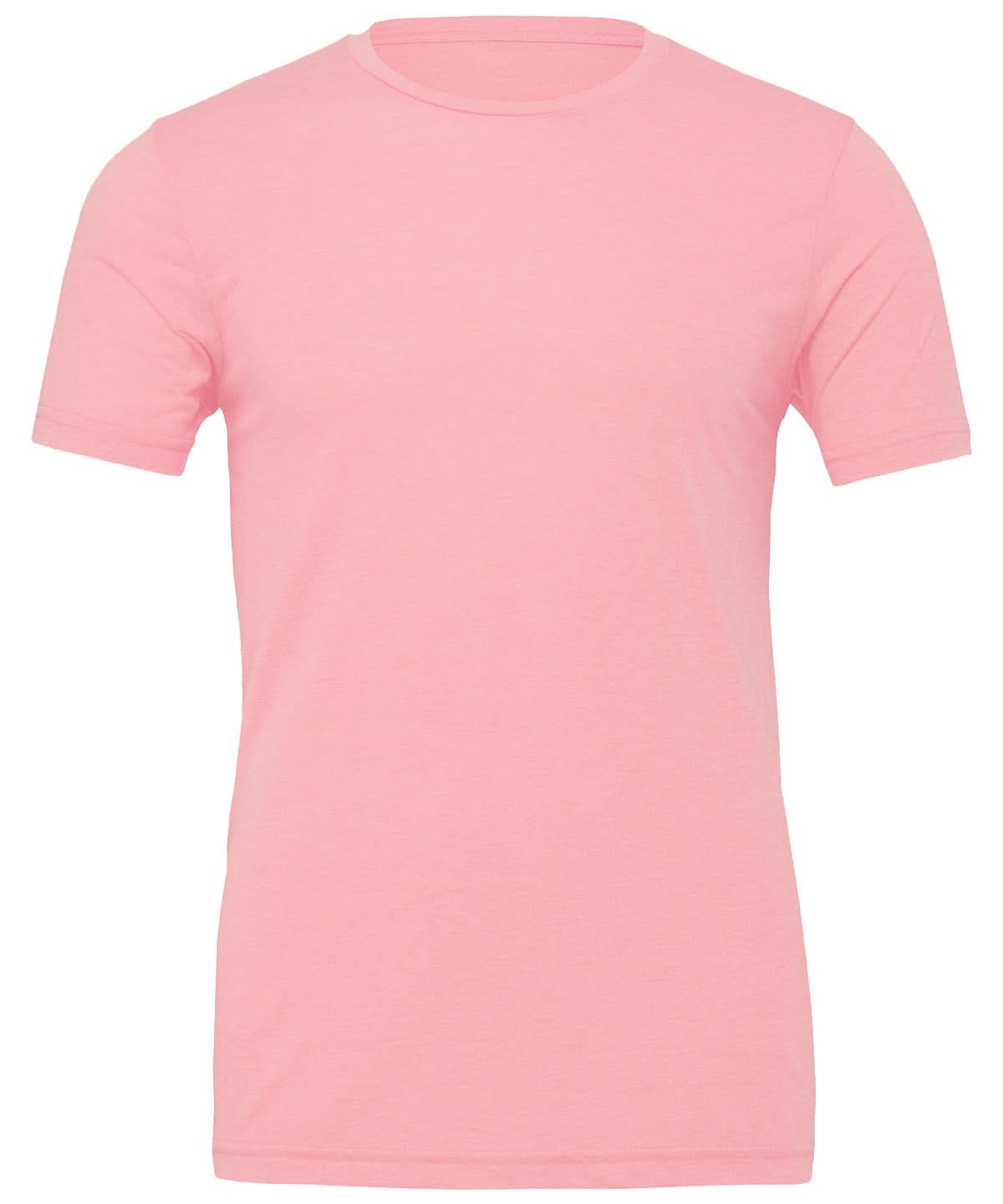 Bella Canvas Unisex Jersey crew neck t shirt Pink CV001 - Pink - Customisable T-Shirt
